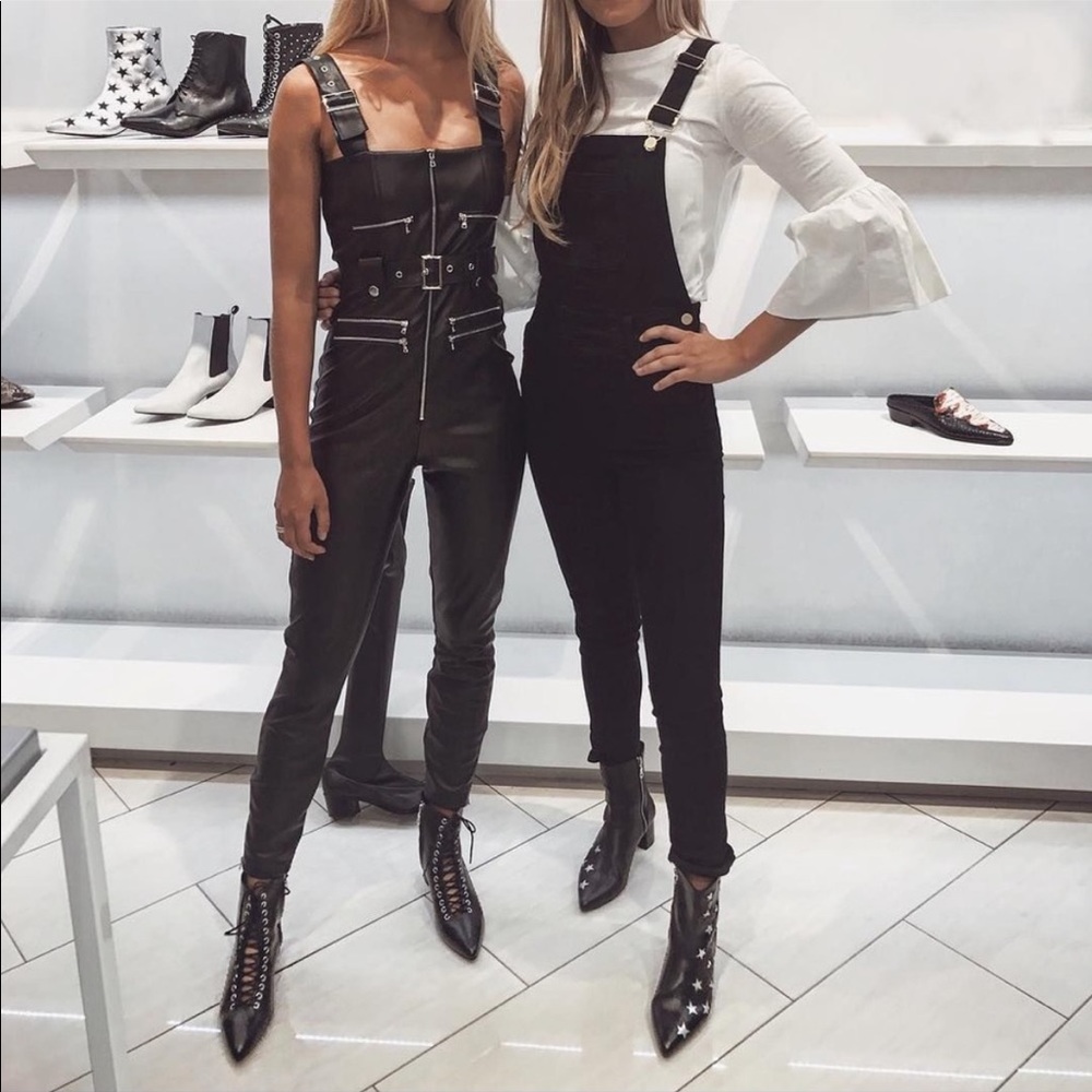 Second skin overall black denim